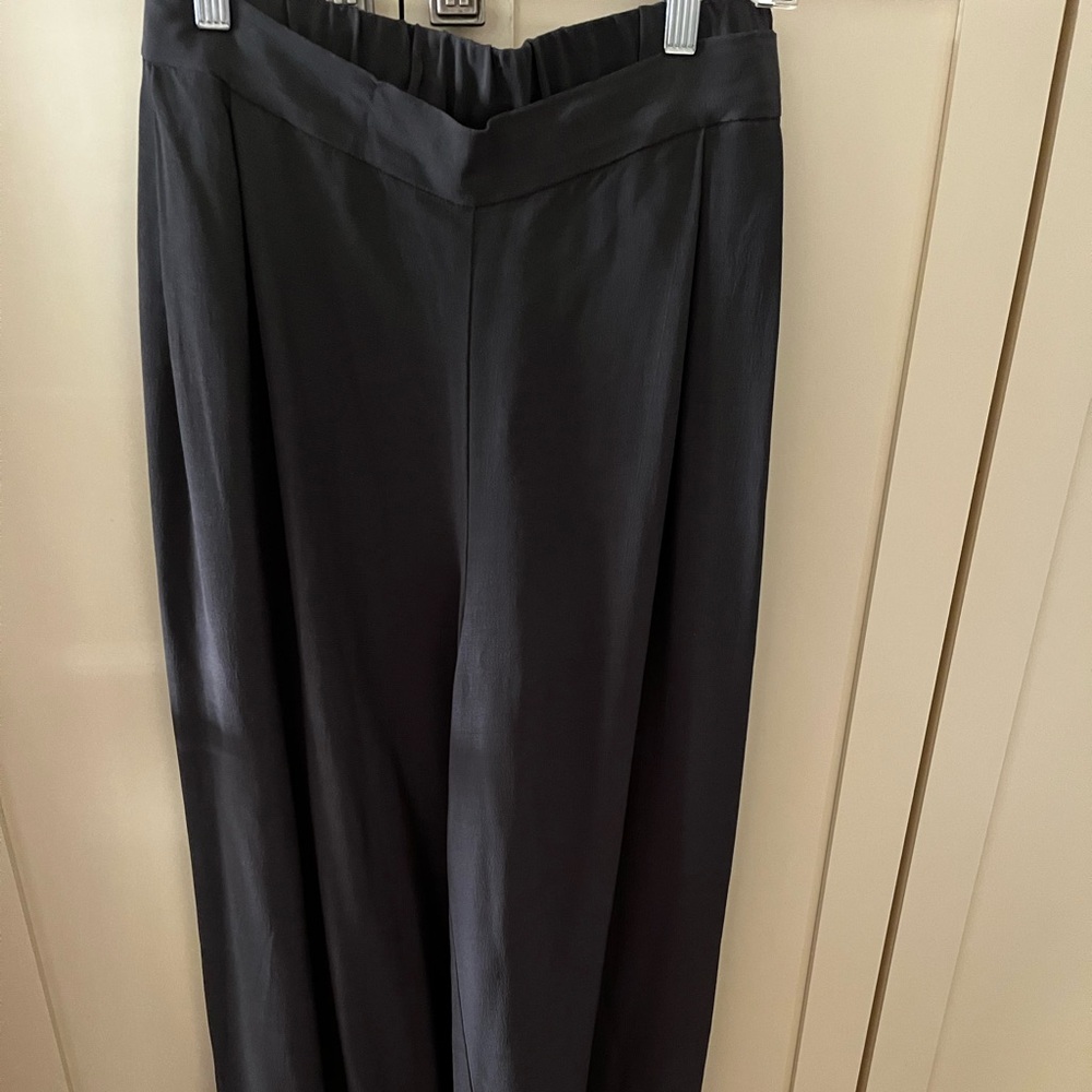 Eileen Fisher Wide Leg Pants XL Taupe